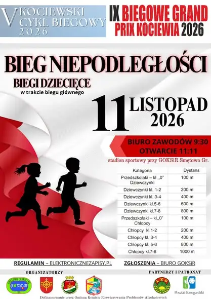 Ostatni bieg IX BGPK Kociewia 2026 – zapisy trwają, gala biegowa coraz bliżej