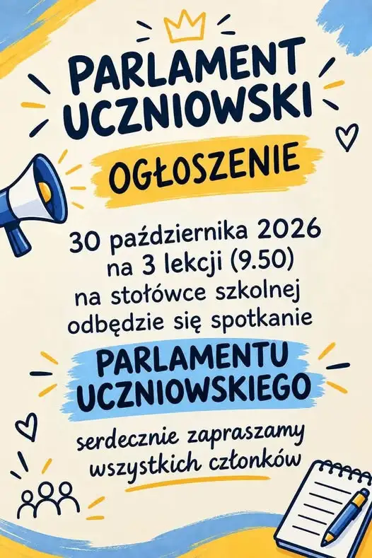 Starogard Gdański: Parlament Uczniowski PSP nr 4 zwołuje spotkanie na 30 października
