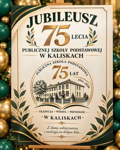 75-lecie PSP w Kaliskach: tydzień pełen atrakcji dla uczniów