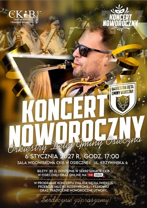 Koncert Noworoczny Orkiestry Dętej Gminy Osieczna – 6 stycznia 2027